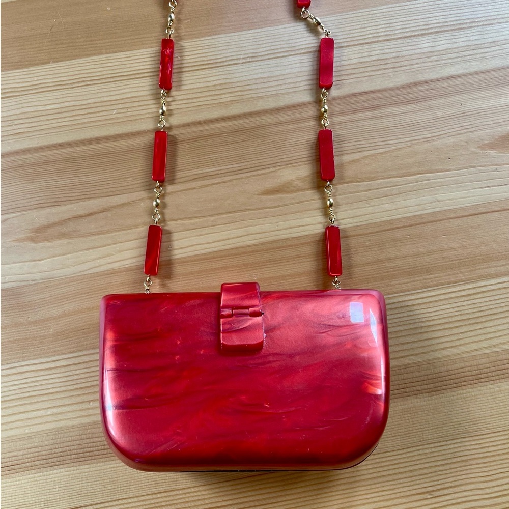 St. John Acrylic Clutch